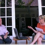 Cathy interviewing Dominique