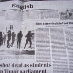 pg 2 Suara Timor Lorosae newspaper 6 Dec 2002